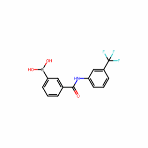 (3-((3-(trifluoromethyl)phenyl)carbamoyl)phenyl)boronic acid