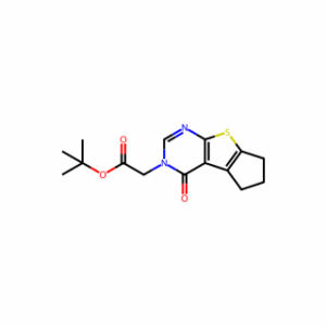 tert-Butyl 2-(4-oxo-4,5,6,7-tetrahydro-3H-cyclopenta[4,5]thieno[2,3-d]pyrimidin-3-yl)acetate