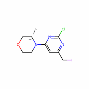 (3S)-4-[2-chloro-6-(iodomethyl)pyrimidin-4-yl]-3-methylmorpholine
