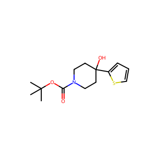 tert-butyl 4-hydroxy-4-(thiophen-2-yl)piperidine-1-carboxylate