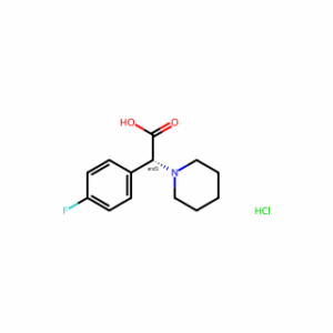 (4-FLUOROPHENYL)(1-PIPERIDINYL)ACETIC ACID HYDROCHLORIDE