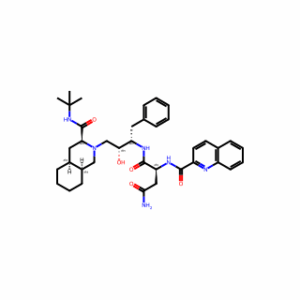 (2S)-N-[(2S,3R)-4-[(3S,4aS,8aS)-3-(tert-butylcarbamoyl)-3,4,4a,5,6,7,8,8a-octahydro-1H-isoquinolin-2-yl]-3-hydroxy-1-phenylbutan-2-yl]-2-(quinoline-2-carbonylamino)butanediamide