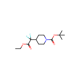 tert-butyl4-(2-ethoxy-1,1-difluoro-2-oxoethyl)piperidine-1-carboxylate-B28576