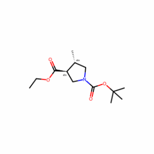 (3S,4S)-1-tert-Butyl 3-ethyl 4-methylpyrrolidine-1,3-dicarboxylate