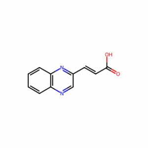 (E)-3-(2-Quinoxalinyl)-2-propenoic acid
