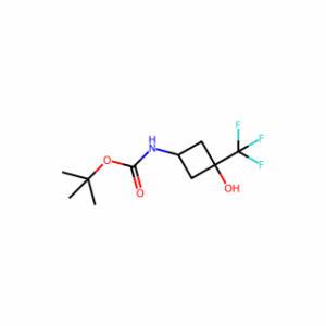 tert-butyl N-[3-hydroxy-3-(trifluoromethyl)cyclobutyl]carbamate
