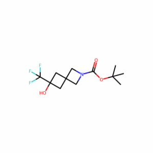 tert-butyl 6-hydroxy-6-(trifluoromethyl)-2-azaspiro[3.3]heptane-2-carboxylate