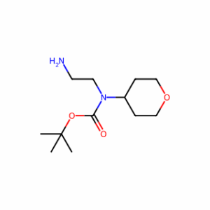 tert-Butyl (2-aminoethyl)(tetrahydro-2H-pyran-4-yl)carbamate