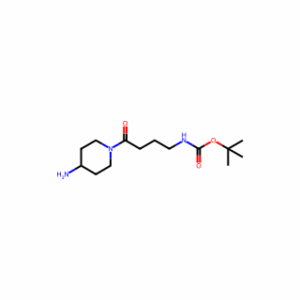 tert-butyl N-[4-(4-aminopiperidin-1-yl)-4-oxobutyl]carbamate
