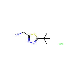 (5-(tert-Butyl)-1,3,4-thiadiazol-2-yl)methanamine hydrochloride