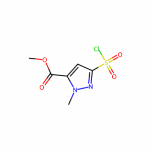 Methyl 3-(chlorosulfonyl)-1-methyl-1H-pyrazole-5-carboxylate