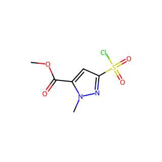 Methyl 3-(chlorosulfonyl)-1-methyl-1H-pyrazole-5-carboxylate
