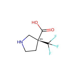 (3S)-3-(trifluoromethyl)pyrrolidine-3-carboxylic acid