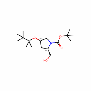 (2R,4R)-tert-Butyl 4-((tert-butyldimethylsilyl)oxy)-2-(hydroxymethyl)pyrrolidine-1-carboxylate