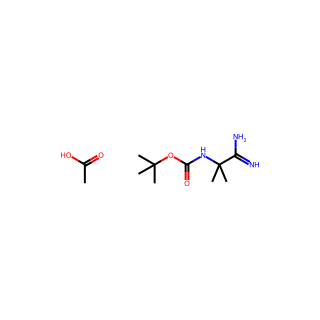 tert-Butyl (1-amino-1-imino-2-methylpropan-2-yl)carbamate acetate