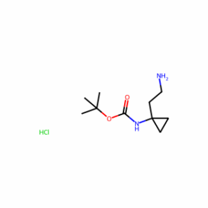 tert-butyl N-[1-(2-aminoethyl)cyclopropyl]carbamate hydrochloride