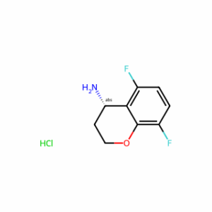 (4S)-5,8-Difluoro-3,4-dihydro-2H-1-benzopyran-4-amine hydrochloride