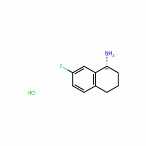 (1R)-7-fluoro-1,2,3,4-tetrahydronaphthalen-1-amine hydrochloride