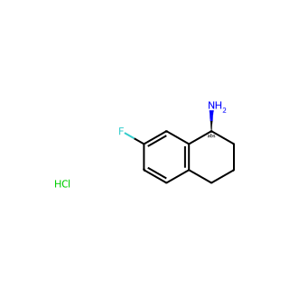 (1S)-7-fluoro-1,2,3,4-tetrahydronaphthalen-1-amine hydrochloride