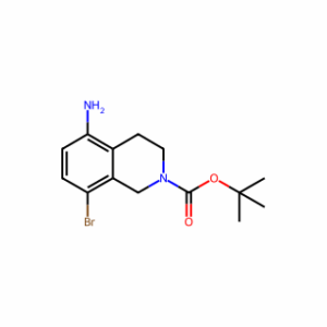 tert-Butyl 5-amino-8-bromo-1,2,3,4-tetrahydroisoquinoline-2-carboxylate