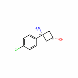 (1s,3s)-3-amino-3-(4-chlorophenyl)cyclobutan-1-ol