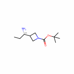 tert-butyl 3-(1-aminopropyl)azetidine-1-carboxylate