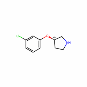 (3R)-3-(3-chlorophenoxy)pyrrolidine