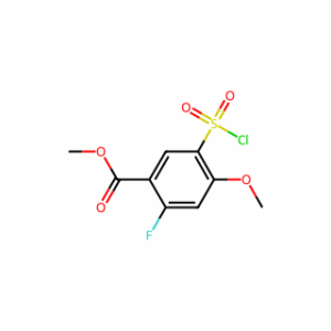 Methyl 5-(chlorosulfonyl)-2-fluoro-4-methoxybenzoate