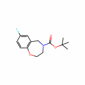 tert-Butyl 7-fluoro-2,3,4,5-tetrahydro-1,4-benzoxazepine-4-carboxylate