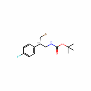tert-Butyl N-[3-bromo-2-(4-fluorophenyl)propyl]carbamate