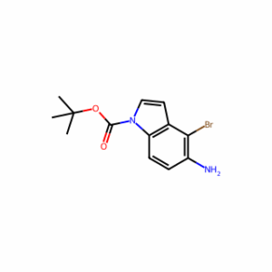 tert-Butyl 5-amino-4-bromo-1h-indole-1-carboxylate
