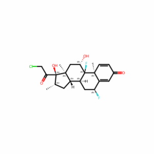 (1R,2S,3aS,3bS,5S,9aS,9bR,10S,11aS)-1-(2-chloroacetyl)-5,9b-difluoro-1,10-dihydroxy-2,9a,11a-trimethyl-1H,2H,3H,3aH,3bH,4H,5H,7H,9aH,9bH,10H,11H,11aH-cyclopenta[a]phenanthren-7-one