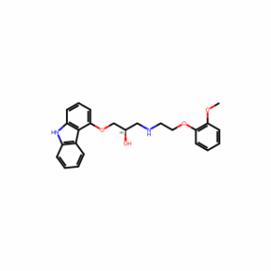 (2R)-1-(9H-Carbazol-4-yloxy)-3-[[2-(2-methoxyphenoxy)ethyl]amino]-2-propanol