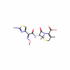 (6R,7R)-7-((Z)-2-(2-Aminothiazol-4-yl)-2-(methoxyimino)acetamido)-3-methyl-8-oxo-5-thia-1-azabicyclo[4.2.0]oct-2-ene-2-carboxylic acid