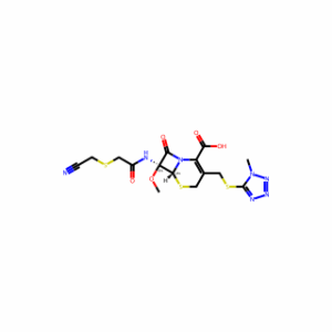 (6R,7S)-7-(2-((Cyanomethyl)thio)acetamido)-7-methoxy-3-(((1-methyl-1H-tetrazol-5-yl)thio)methyl)-8-oxo-5-thia-1-azabicyclo[4.2.0]oct-2-ene-2-carboxylic acid