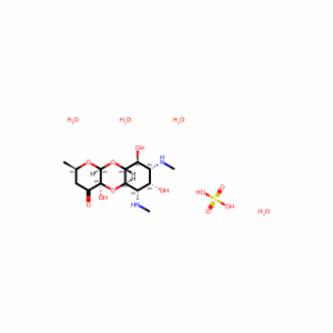 (2R,4aR,5aR,6S,7S,8R,9S,9aR,10aS)-4a,7,9-trihydroxy-2-methyl-6,8-bis(methylamino)octahydro-2H-benzo[b]pyrano[2,3-e][1,4]dioxin-4(3H)-one sulfate tetrahydrate