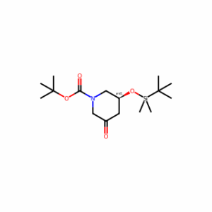 tert-Butyl 3-((tert-butyldimethylsilyl)oxy)-5-oxopiperidine-1-carboxylate