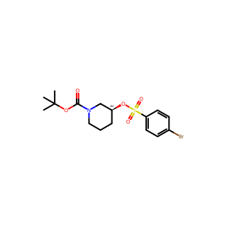 (S)-tert-butyl 3-(((4-bromophenyl)sulfonyl)oxy)piperidine-1-carboxylate