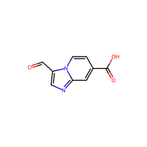 Imidazo[1,2-a]pyridine-7-carboxylic acid, 3-formyl-