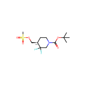 tert-butyl 3,3-difluoro-4-((methylsulfonyloxy)methyl)piperidine-1-carboxylate