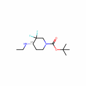 tert-Butyl 4-(ethylamino)-3,3-difluoropiperidine-1-carboxylate