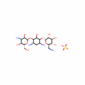 (1S,2R,3R,4S,6R)-4,6-diamino-3-[(6-amino-6-deoxy-a-D-glucopyranosyl)oxy]-2-hydroxycyclohexyl 3-amino-3-deoxy-a-D-glucopyranoside sulfate