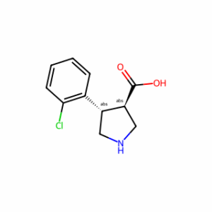 trans-4-(2-Chlorophenyl)pyrrolidine-3-carboxylic acid