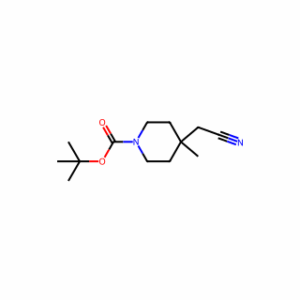 tert-butyl 4-(cyanomethyl)-4-methylpiperidine-1-carboxylate