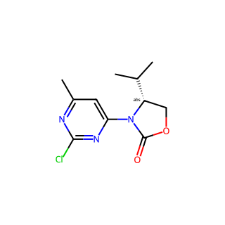 (R)-3-(2-Chloro-6-methyl-4-pyrimidinyl)-4-isopropyl-2-oxazolidinone