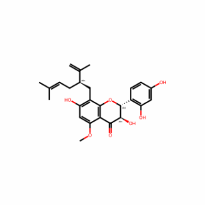 (2R,3R)-2-(2,4-Dihydroxyphenyl)-2,3-dihydro-3,7-dihydroxy-5-methoxy-8-[(2R)-5-methyl-2-(1-methylethenyl)-4-hexen-1-yl]-4H-1-benzopyran-4-one