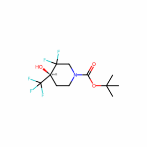 TERT-BUTYL 3,3-DIFLUORO-4-HYDROXY-4-(TRIFLUOROMETHYL)PIPERIDINE-1-CARBOXYLATE