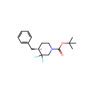tert-Butyl 4-benzyl-3,3-difluoropiperidine-1-carboxylate