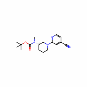 tert-Butyl (1-(4-cyanopyridin-2-yl)piperidin-3-yl)(methyl)carbamate