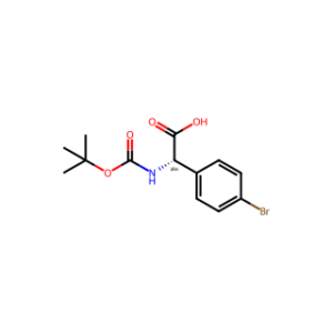 (S)-2-(4-Bromophenyl)-2-((tert-butoxycarbonyl)amino)acetic acid